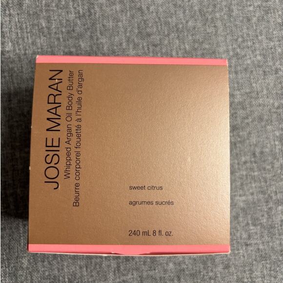 Josie Maran Whipped Argan Oil Ultra-Hydrating Body Butter 8oz Sweet Citrus NIB - Picture 2 of 5